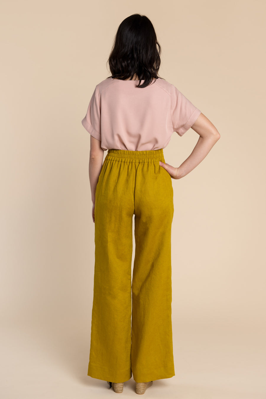 Pietra Pants & Shorts Pattern - Wide legged elastic waist pants pattern | Closet Core Patterns